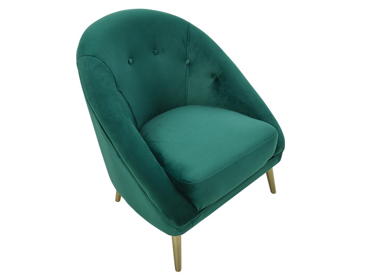 Trinity Barrel Chair, Emerald Green